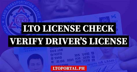 portal.lto|LTO: How to Check the Status of Your Driver's License .